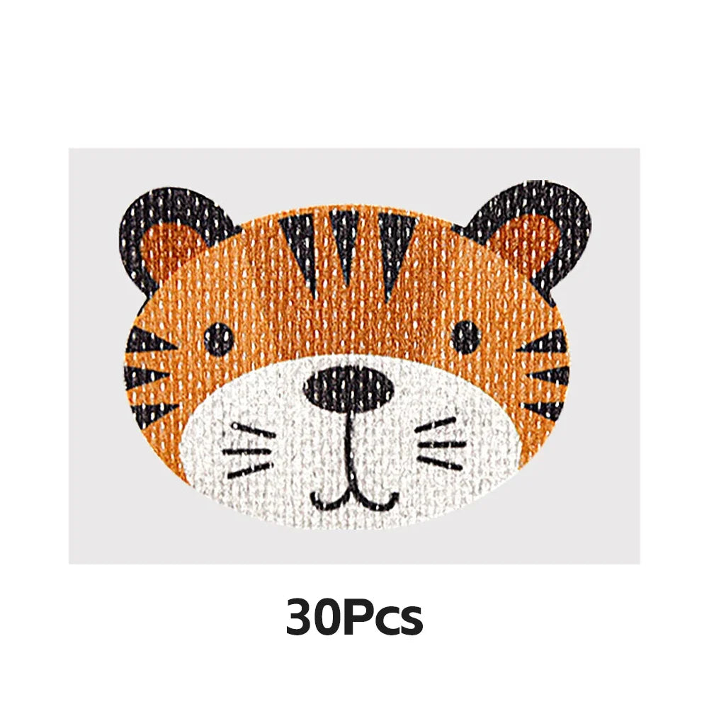 Cartoon Mouth Breathing Stickers for Kids – 30pcs