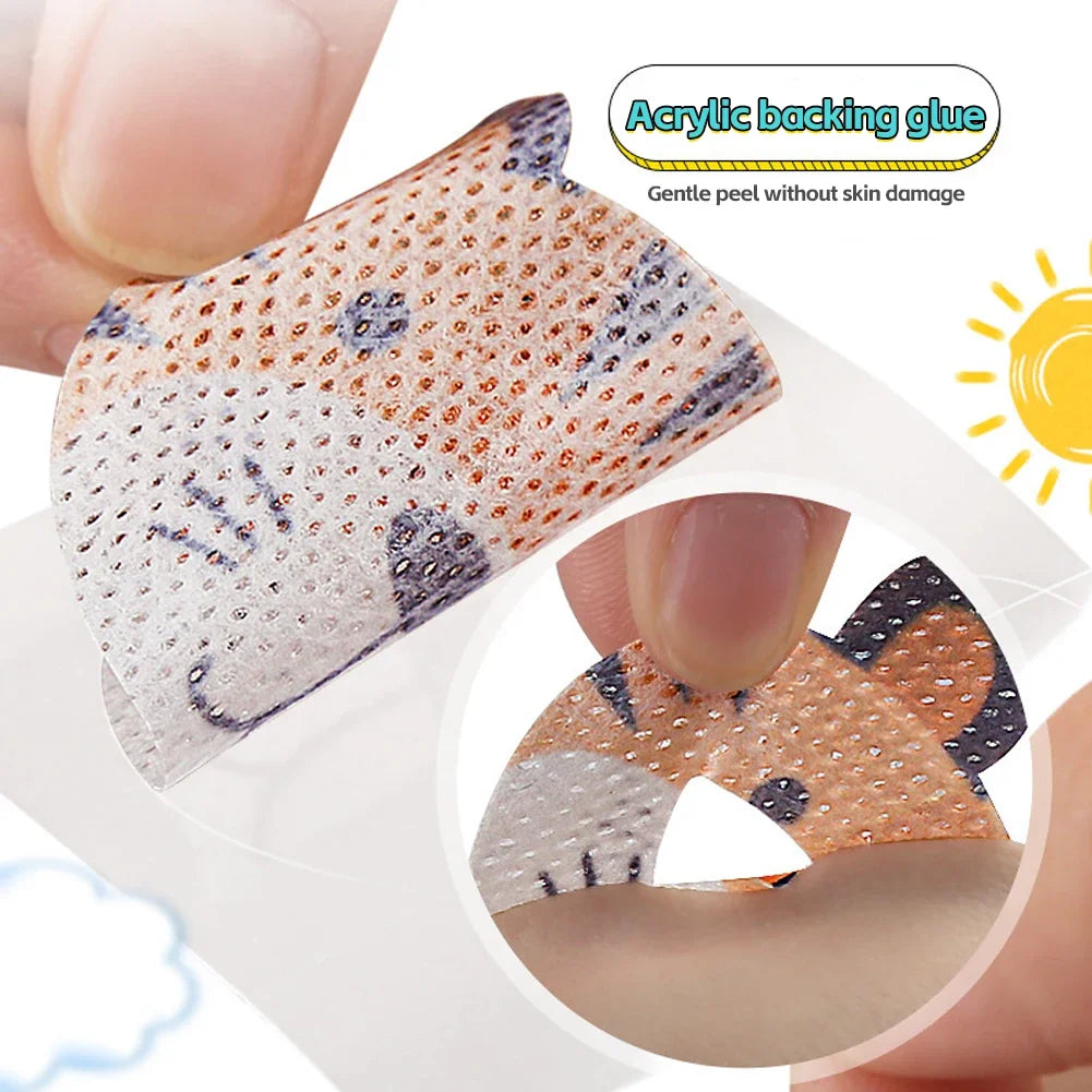 Cartoon Mouth Breathing Stickers for Kids – 30pcs