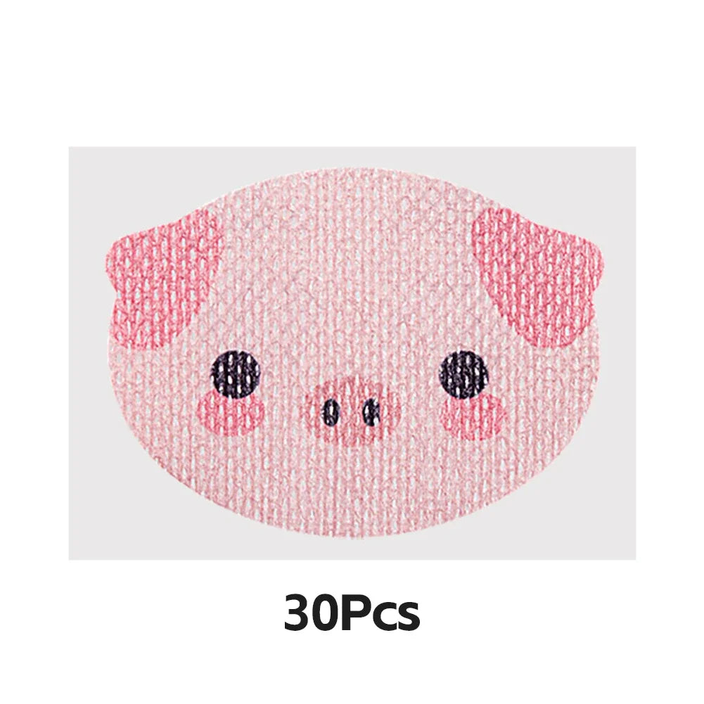 Cartoon Mouth Breathing Stickers for Kids – 30pcs