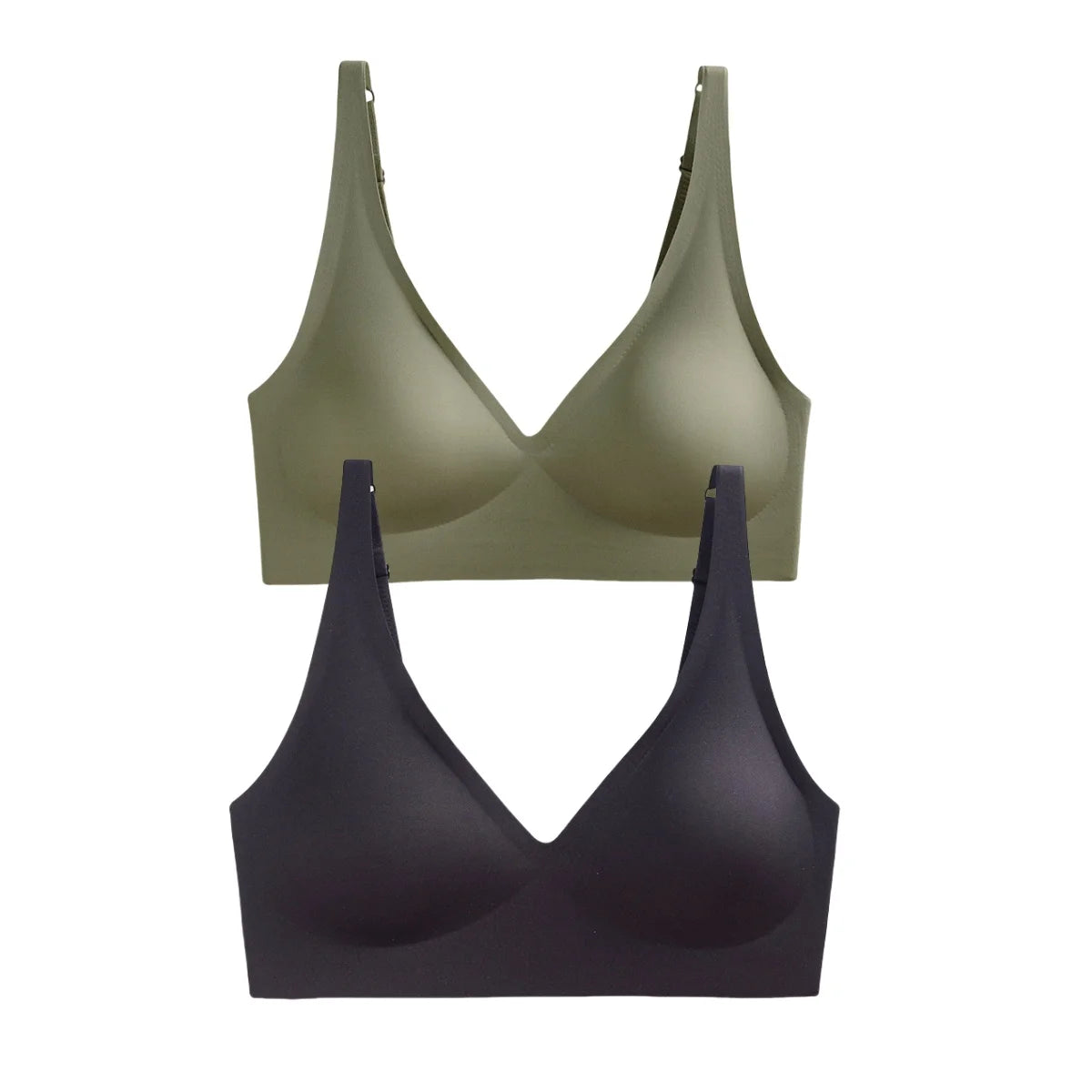Seamless Wireless Push-Up Bra – 2-Pack