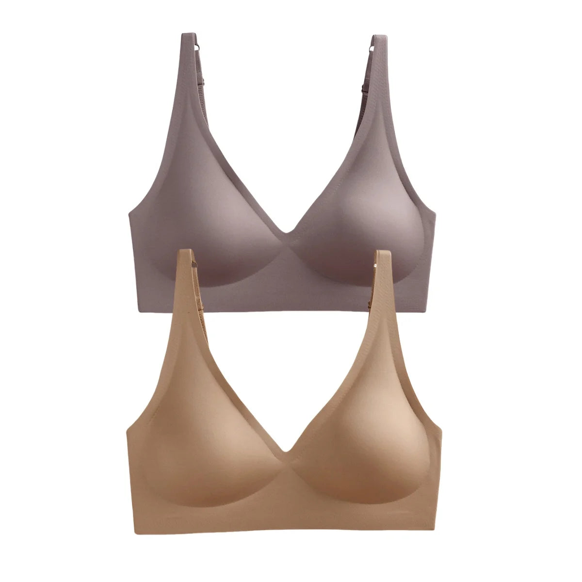 Seamless Wireless Push-Up Bra – 2-Pack