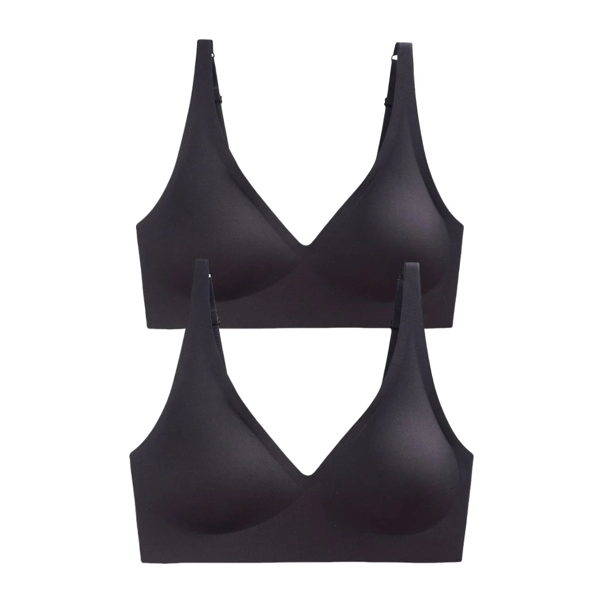 Seamless Wireless Push-Up Bra – 2-Pack