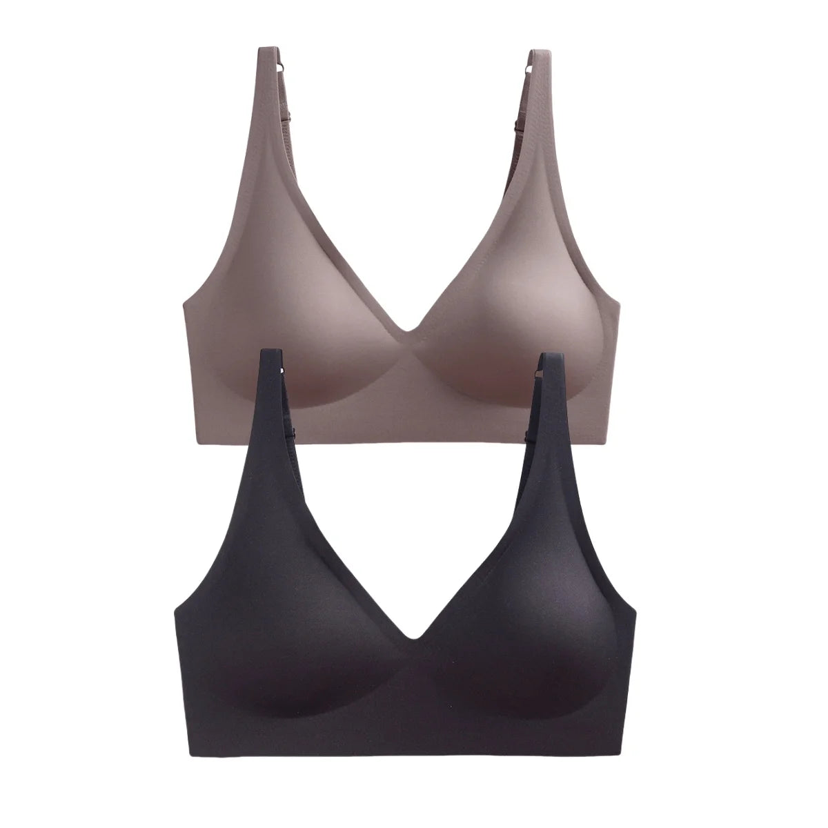 Seamless Wireless Push-Up Bra – 2-Pack