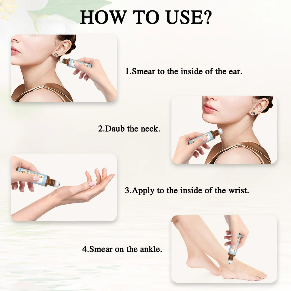 Aromatherapy Roll-On Oil Gift Set – 10pcs