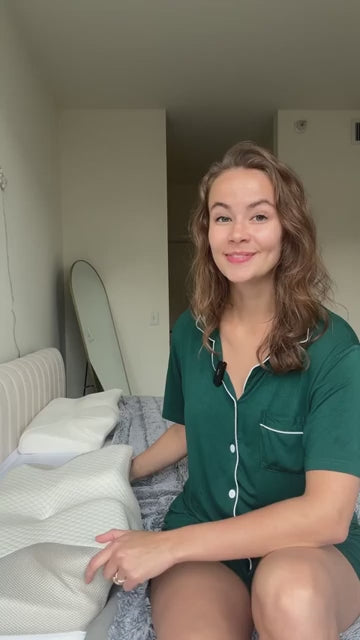 2-in-1 Ergonomic Memory Foam Neck Pillow